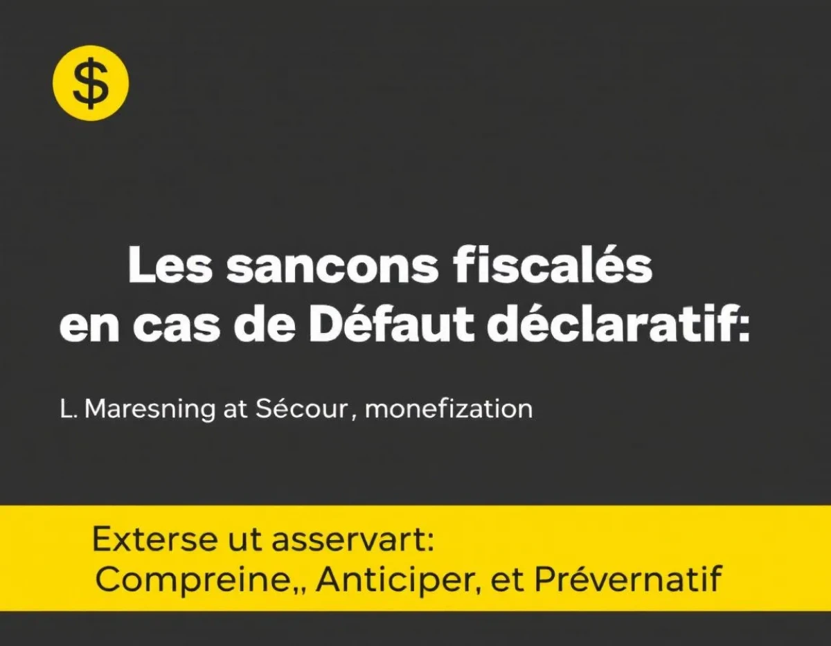 Les Sanctions Fiscales en Cas de Défaut Déclaratif : Comprendre, Anticiper et Prévenir